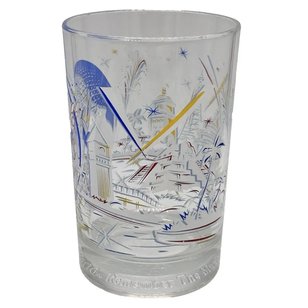 Walt Disney World 100 years of Magic 25th Anniversary Glass Mickey